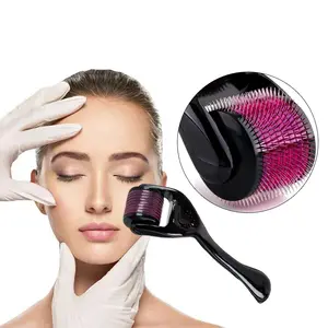 1Pcs 0.25mm Topical Derma Roller 540 Titanium Needles for Facial Beauty Hair Microneedle Roller 540 Skin Care Micro Needle Tool Microneedling Facial Beauty Instrument