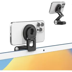 Continuity Camera Mount for Desktop  & iMac, Detachable  Webcam Mount, Adjustable  Phone Stand for  16 Pro/Max 15/14/13/12 and  TV 4K Display OS Ventura