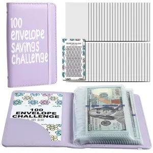 100 Day Envelope Savings Challenge Folder, Budget Organizer, Saving Goal Tracker Notebook, Financial Management Planner, Birthday Gift