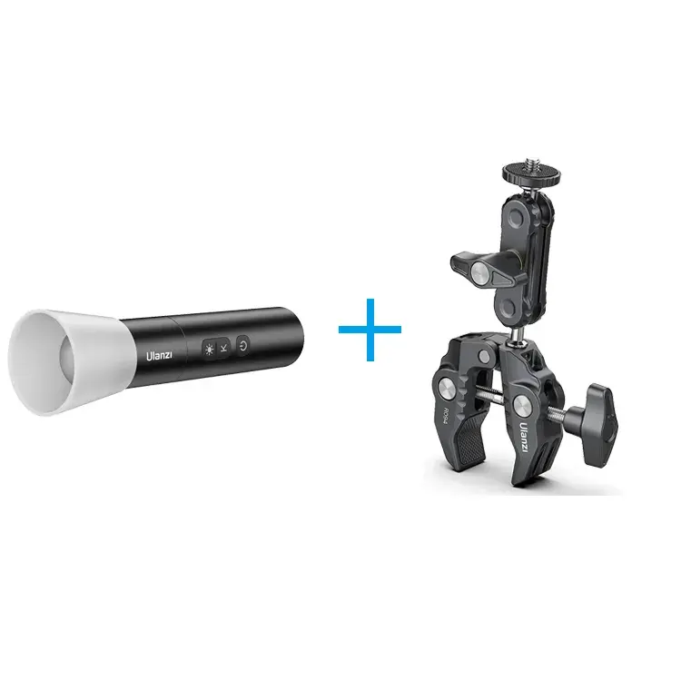 Flashlight + Super Clamp