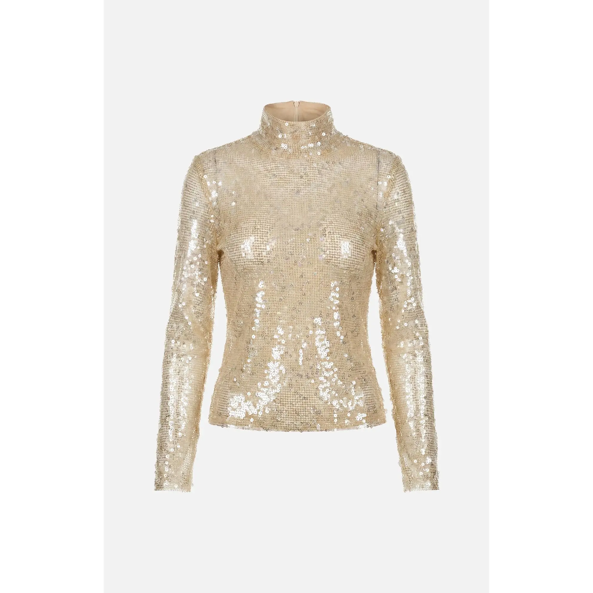 Sequin Mesh Top