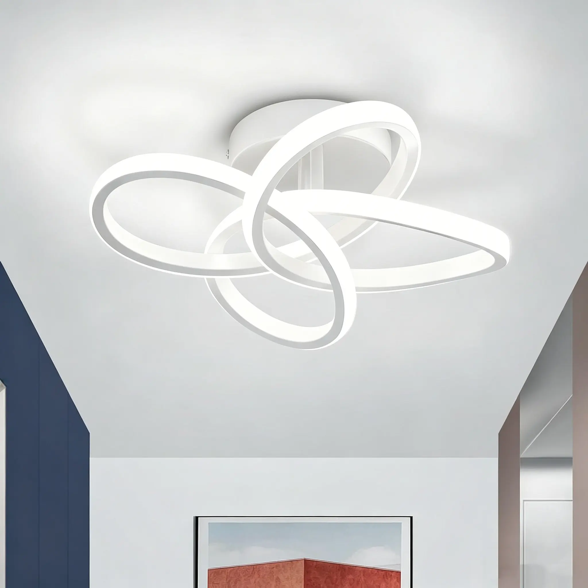 Adjustable Color Temperature LED Ceiling Light Fixture, Energy Efficient, Easy Installation, Ideal for Home Decor, Home Decor Lighting, 3000k/4000k/6000k