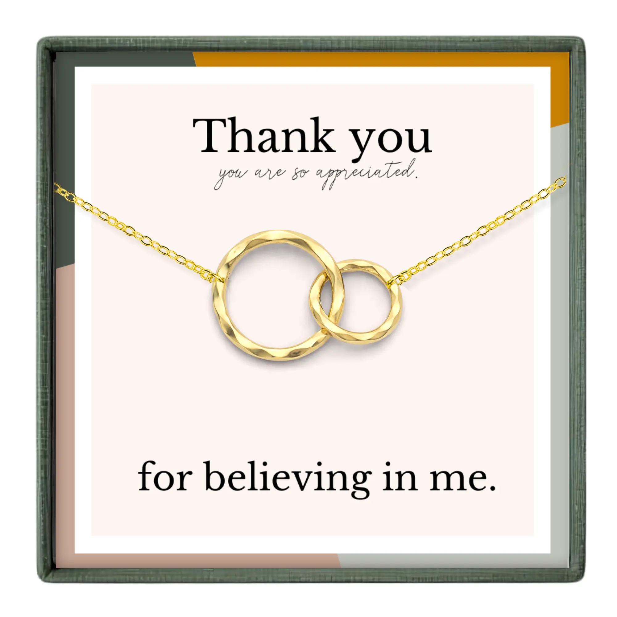 Thank You Necklace – Appreciation Gift for Her