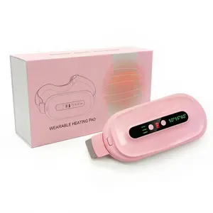 2026 Warm You Cordless Heat & Massage Pad – Menstrual Cramp Relief, Portable Thermal Therapy with 3-Temp Settings & 3 Vibration Modes