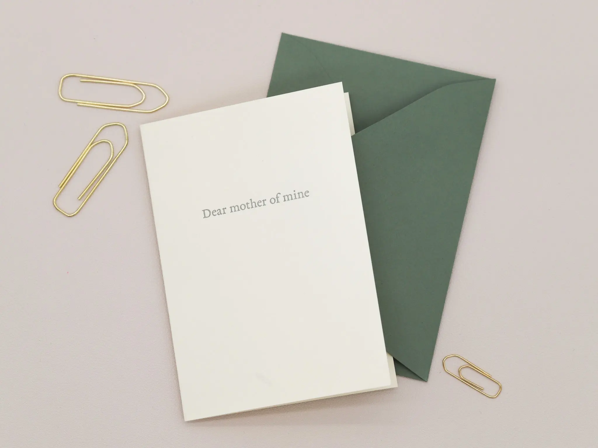 Dear Mother of Mine Greeting Card