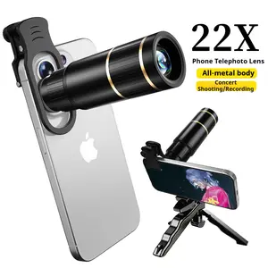 HD 22X Optical Zoom Mobile Phone Lens Universal Clip-On Telescope,  hunting, camping, mountaineering, outdoor fishing
