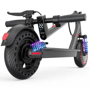 Max Power Electric Scooter for Adults, 500W Motor, 10" Tires, 42V 14.5Ah Battery, APP Control, Foldable Commuter E-Scooter with Front & Rear Lights Alloweek Max1 Electric Scooter
