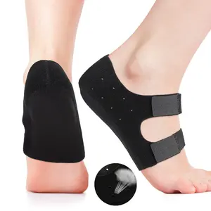 Gel Heel Protectors, Anti Blister Heel, Adjustable Heel Arch Cushion Pads, Arch Wrap Sleeve, Dry Cracked Heel Cups, 1 Pair