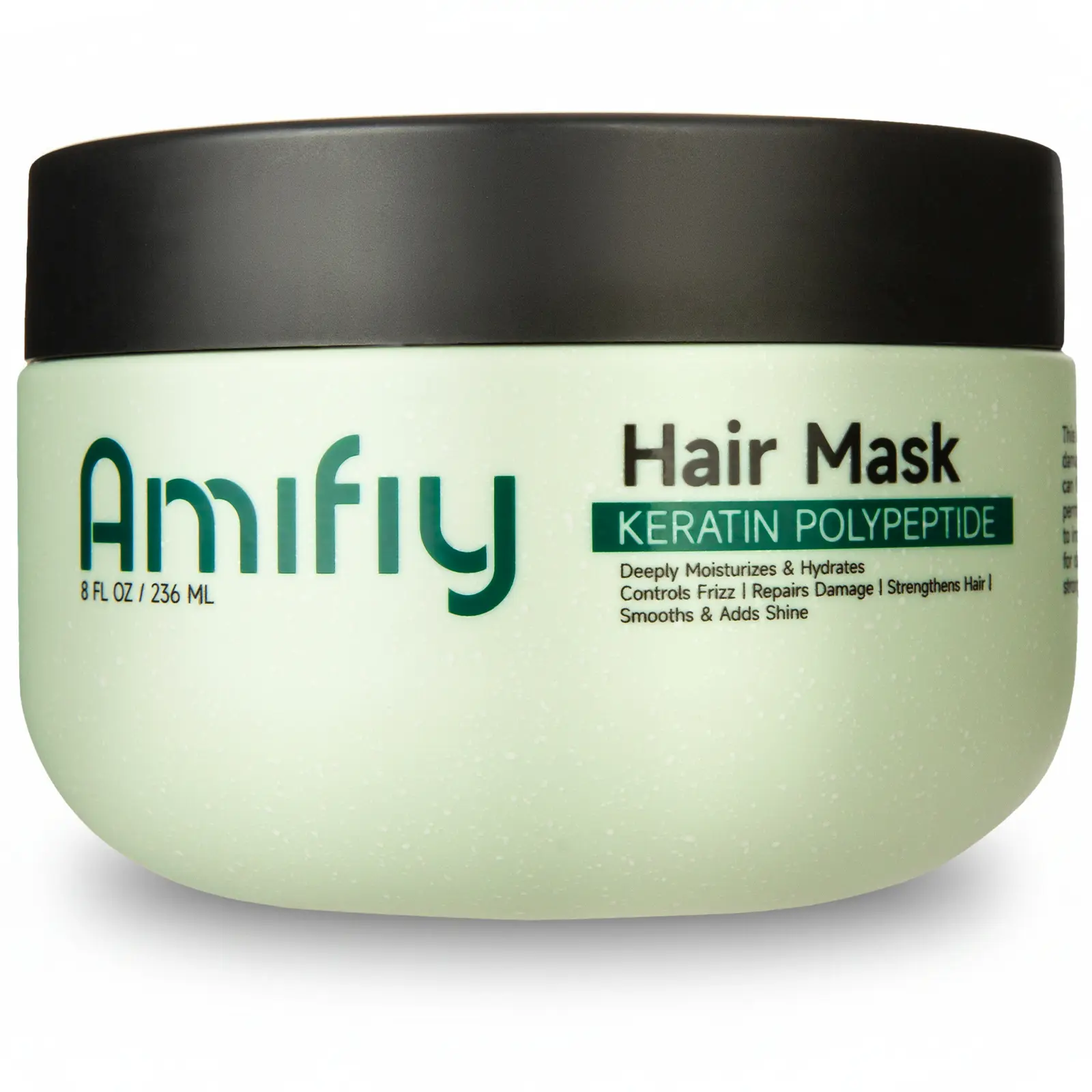 AMIFIY Keratin Hair Mask, Deep Conditioning Intense Repair Treatment for Dry, Damaged, or Wavy Hair, Anti-Frizz for Hydrated, Smooth & Silky Results, 8 fl oz, Haircare, Hydrated Hair