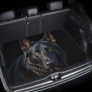 Lion Print Car Trunk Mat, Anti-Slip Durable Universal Fit for Suv Sedan Pickup Truck, 1 Piece Rear Cargo Liner