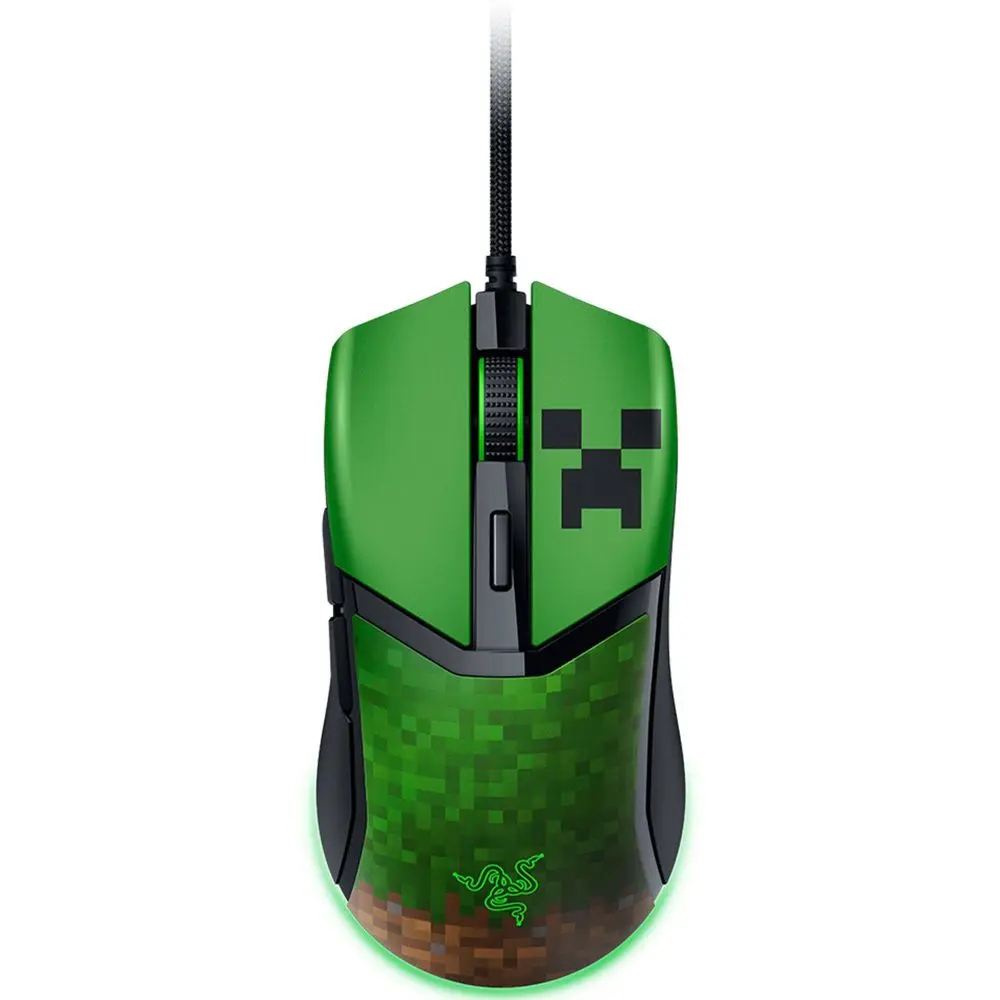 Razer Cobra Customizable Gaming Mouse - Minecraft Edition: Wired Precision Device, Gaming Pc Accessories, Pc Gaming Mice
