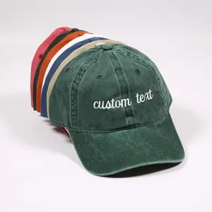 Custom Embroidered Hat, Personalized Dad Cap, Custom Text Baseball Hat, Monogram Cap, Gift for Him, Gift for Her, Small Business Merch, Unisex Adjustable Cap