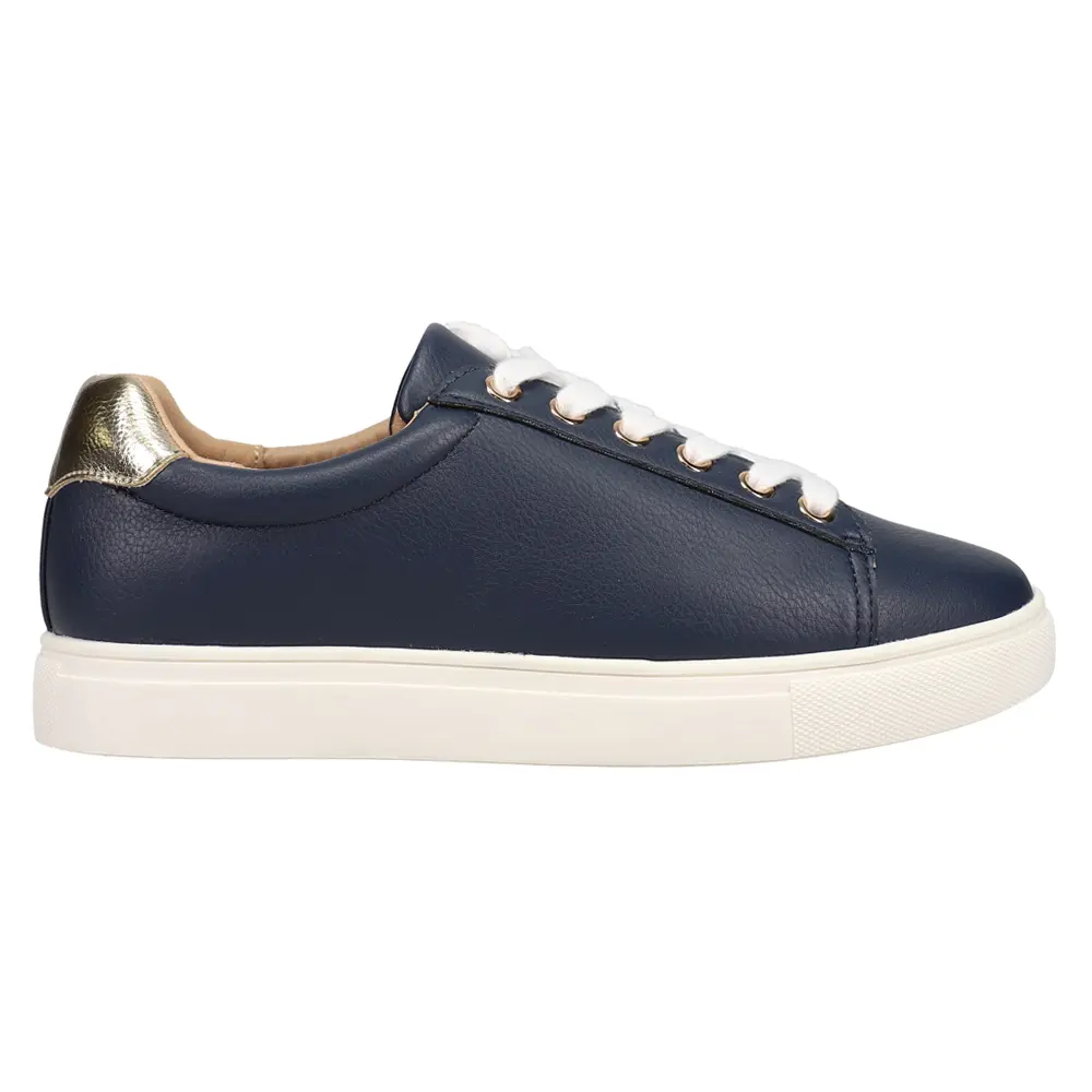 MIA Womens Neva Lace Up Sneakers Shoes Casual - Blue