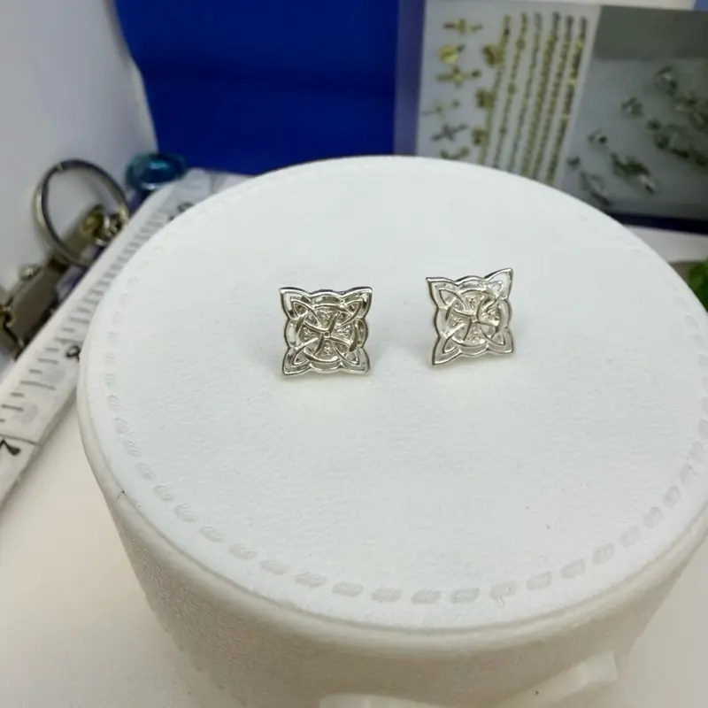 925 sterling silver studs high quality solid mexican silver )) aretes pegados de plata Italiana Alta calidad solido plata Mexicana