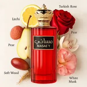 MASAE’Y Eau De Parfum – Feminine Floral Woody Musk Perfume for Women with Turkish Rose, Peony, Litchi, Bergamot & Vetiver | 100ml Spray, 20% Fragrance Oil, 18-24 Hours Wear  Romantic, Elegant, Everyday or Date Night Signature Scent – Made in UAE (MDO004)
