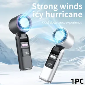 Ice Pack Handheld Fan, Portable Cooling Device for On-The-Go Use, Usb Rechargeable Fan, Ideal for Summer Heat Relief, Compact Design for Easy Carrying, Usb Charging Fan