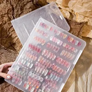 Clear Nail Art Storage Box, Nail Polish Storage, 1 Count Dustproof Large Capacity Nail Art Display Box, Nail Art, Cosmetic & Beauty Organizer, Home Organizer