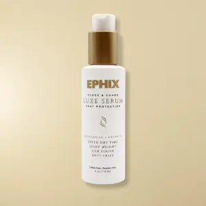Ephix Luxe Hair Serum Heat Protectant Frizz Control For Women - Hair Detangler - Hair Breakage Control - Lightweight Formula with Macadamia & Argan Oil for Ultimate Shine & Frizz Control - Made In USA - Paraben Free Hair Treatment