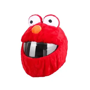 Plush Animal Helmet Cover, Fun and Unique Friction-Resistant Helmet Protector, Personalized Design for Enhanced Safety and Style