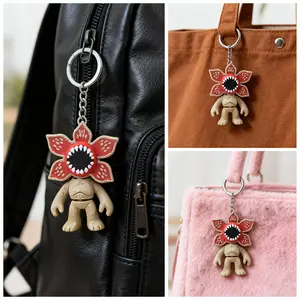 Monster Carnivorous Flower Car Hanging Ornament, Unique Rearview Mirror Pendant for Interior Decoration, Fun Car Accessories, Car Key Accessory, Car Trinkets