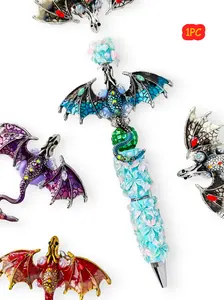 Creative Handmade Dragon Ornament, Stylish Gift Choice, DIY Bead Pen Chain Keychain, Indoor Decoration Car Hanging, All Seasons