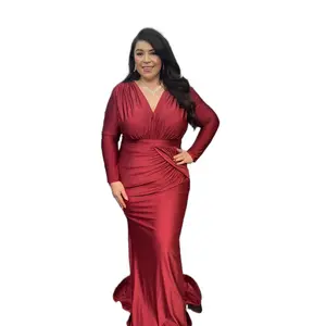 EF161530 Long Sleeve Elegant Dress Formal