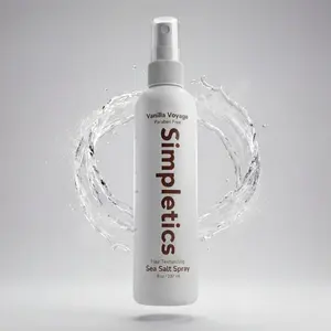 Himalayan Sea Salt Spray for Straight & Wavy Hair - All Natural, 5 Ingredient, Texturizing & Volumizing Product - Adds Volume, Texture & Beach Look to Men & Women with a Matte Finish