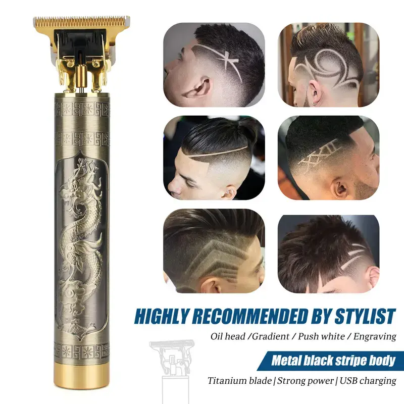 Men's Professional Cordless Hair Trimmer for Personal Grooming, Beauty & Personal Care Hair Clipper Appliance