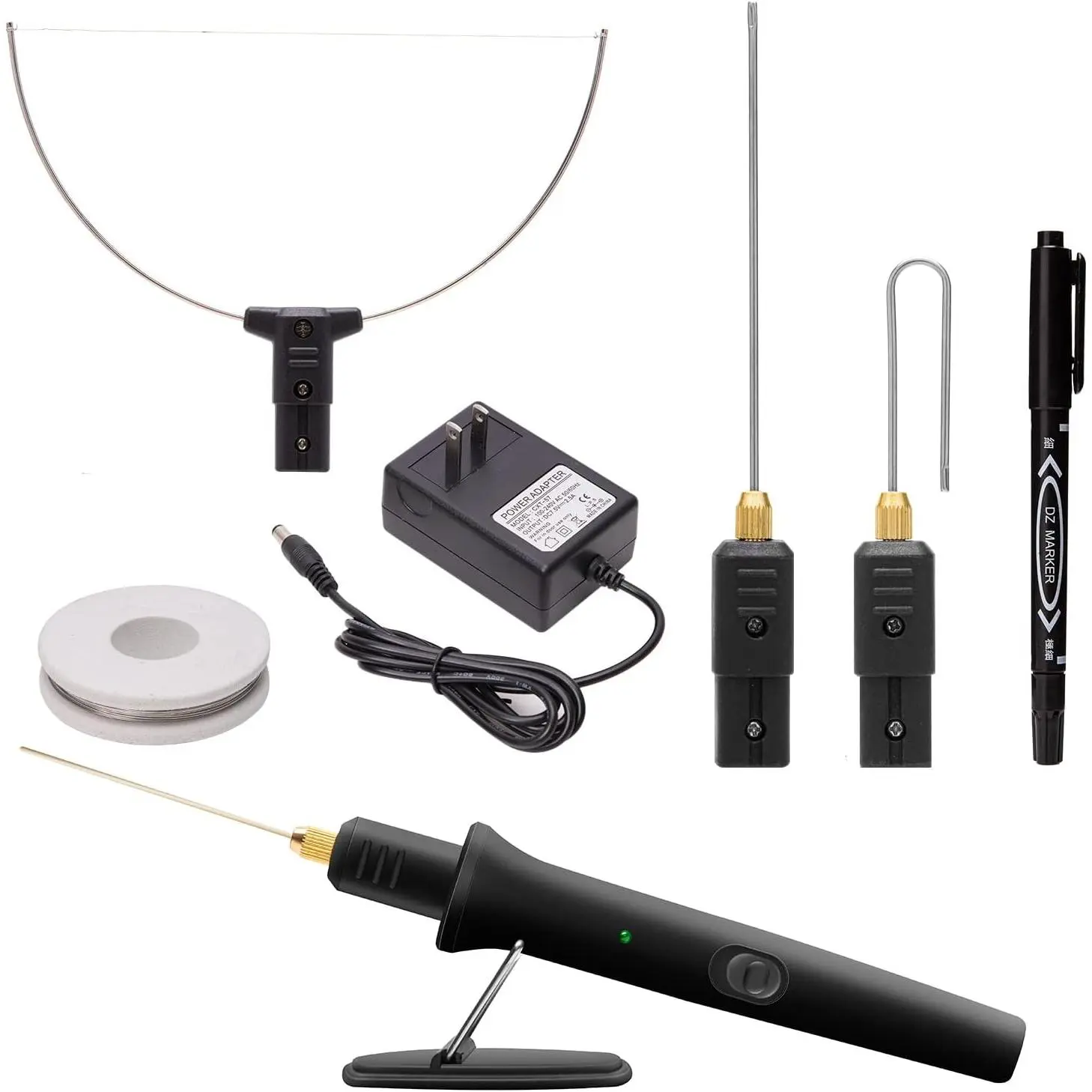 Hot Wire  , 4 in 1 Electric Hot    Tool, 100-240v / 18w Styrofoam  with Marker Pen