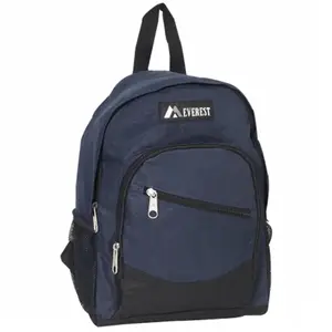 212 MAIN Everest 6045S-NY 13 in. Junior Slant Backpack, Equipped with Mesh Side Pockets, Slanted Pocket and 2-Tone Design