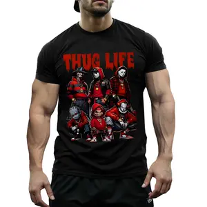 Mens 3D Digital Print Graphic Tee Cozy Knit Fabric Crew Neck Fall OOTD Everyday Essential Slight Stretch Machine Washable Viral TikTok Shirt