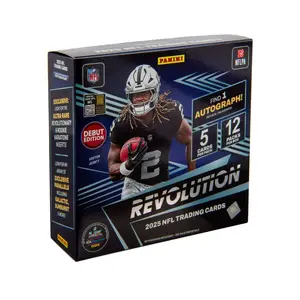 2025 Panini Revolution Premium Box (60 Total Cards; 5 Cards per pack, 12 Packs) 1 Auto Per Box BRAND NEW 2025 PRODUCT! Football Sports Card Collectors