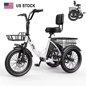 Qlife Triker 2.0 Electric Cargo Trike, 350w Motor, 48v 10.4ah Battery, Fat Tires