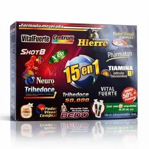 (14) Bedo Neuro 15-in-1 Advanced Formula – Trihedoce 50,000 and Vitamin B Complex – 15 Drinkable Ampoules 20ml – Energy and Wellness Support