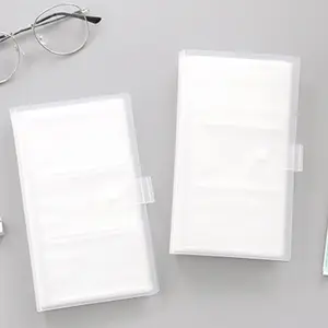 2pcs/set 120 Card Slot Large Capacity Transparent Trading Card Album - Ideal for Organizing Office Business Cards, IP Cards, Bills, Commemorative Coins, and Stamp Collections