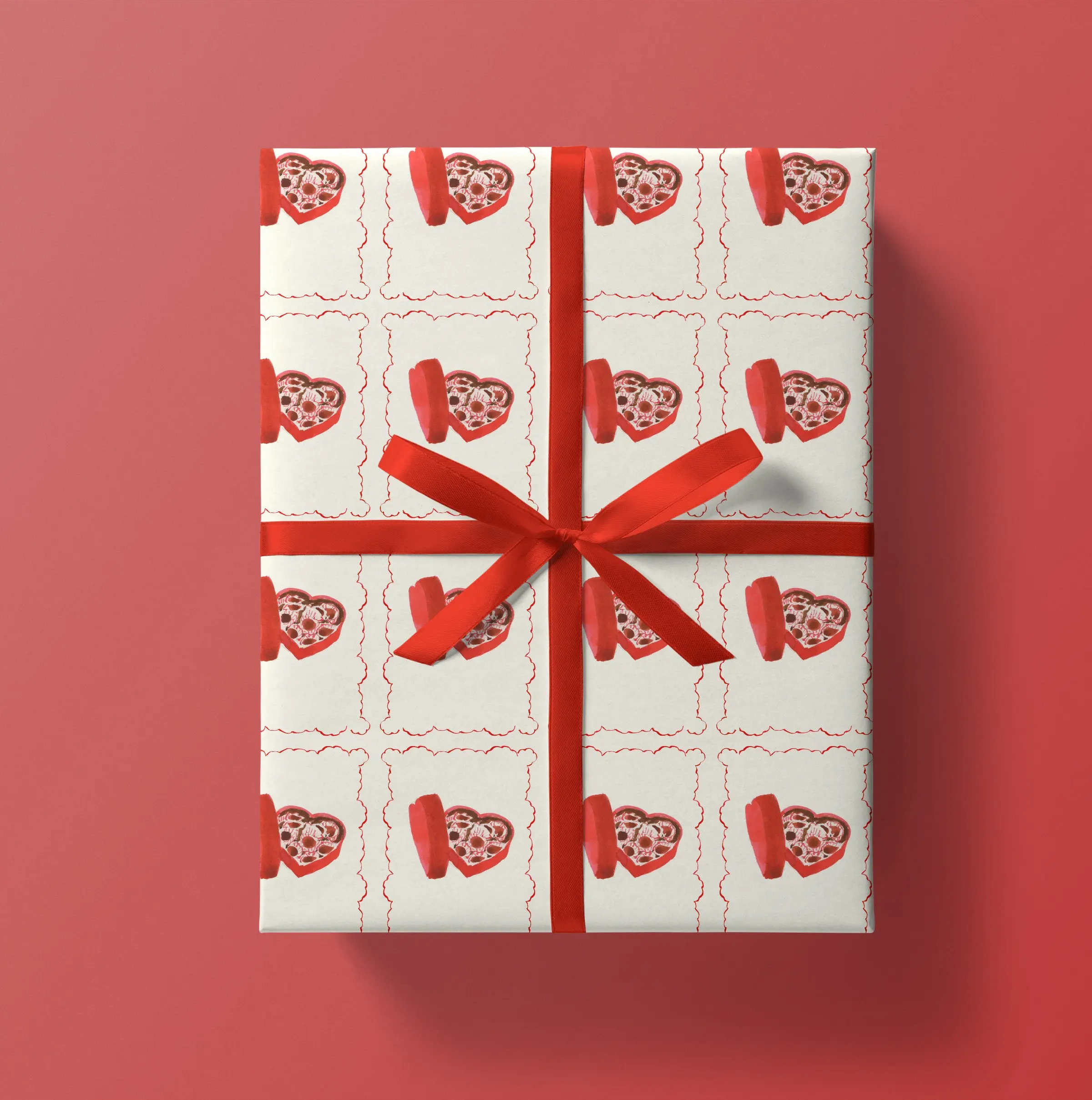 Chocolate Box Wrapping Paper for Office Stationery Supplies