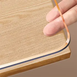 Central kitchen standard configuration: 1.5mm knife-resistant tablecloth, 0 penetration of vegetable and fruit juice liquid, daily high-pressure rinsing without rolling edges fitted cover counter Towel Protective Durable Easily Cleanable