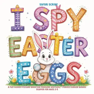 USED-I Spy Easter Eggs: A Fun Hidden Picture Book for Toddlers and Kids - Perfect Easter Basket Stuffer for Ages 2-5 by Scribe, Safari (Paperback)