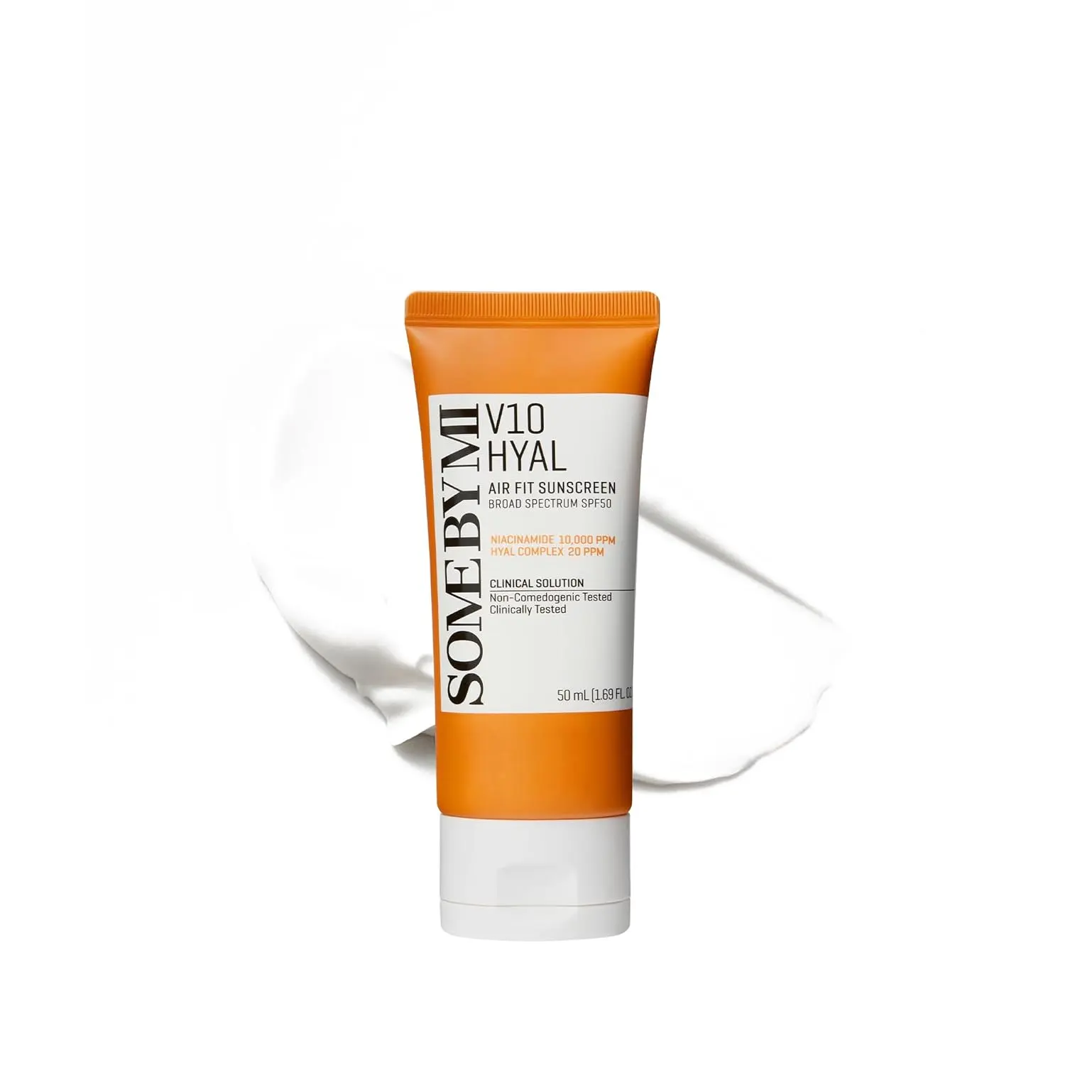 [SOME BY MI] V10 Hyal Air Fit Sunscreen SPF 50, Korean Centella SPF, Non-Greasy, No White Cast, No Eye Irritation for Sensitive Skin