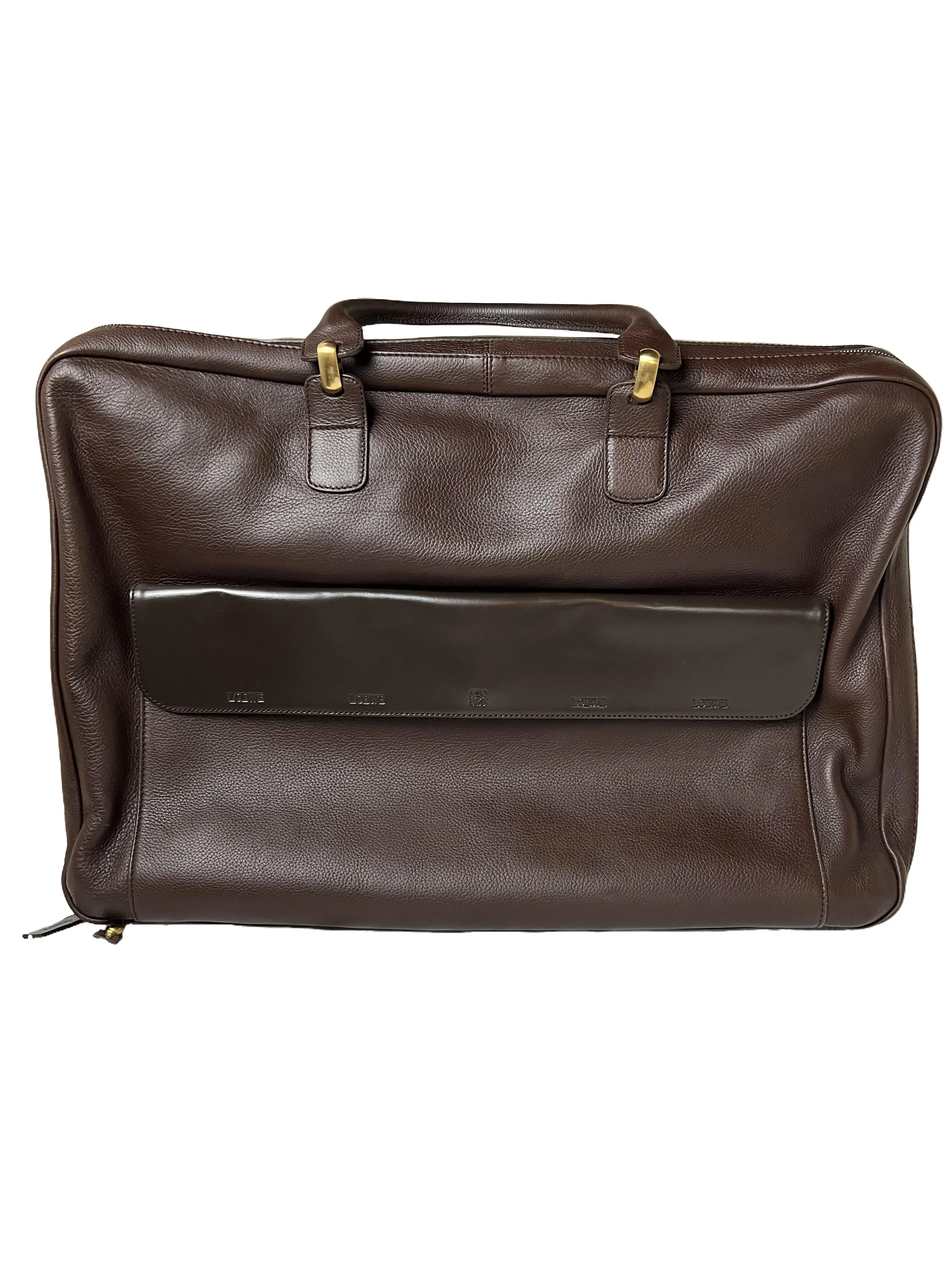 Pre-owned Loewe Leather Professional & Technology Bags Large Briefcase