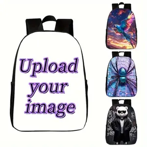 Customizable Dual-Functional Backpack, Lightweight Hand-Washable Bag for Daily Commute & Travel, Personalizable with 1+ High-Resolution (1000+ Dot) Photo, Name or Text Addition, Dual-Functional Backpacks