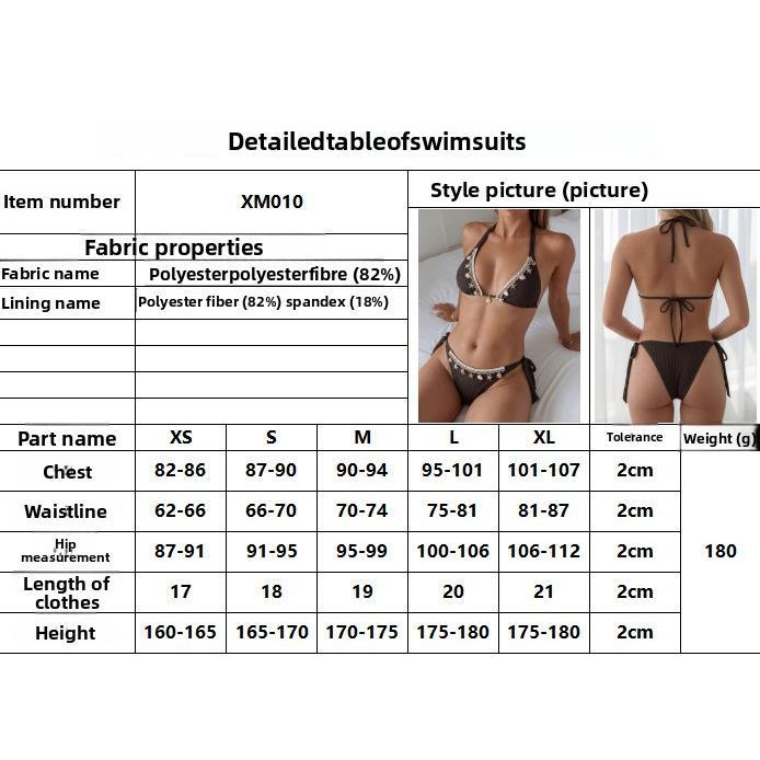 Boho Shell & Starfish Bikini Set – Tie-Side Triangle Top & Low-Rise Bottom, Summer Beachwea