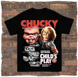 Chucky Graphic T-Shirt Killer Horror Tee for Streetwear Fans