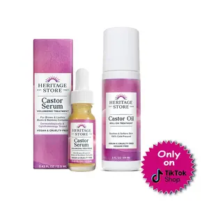 Radiant Renewal Castor Duo - Castor Serum & Viral Castor Oil Roll-on