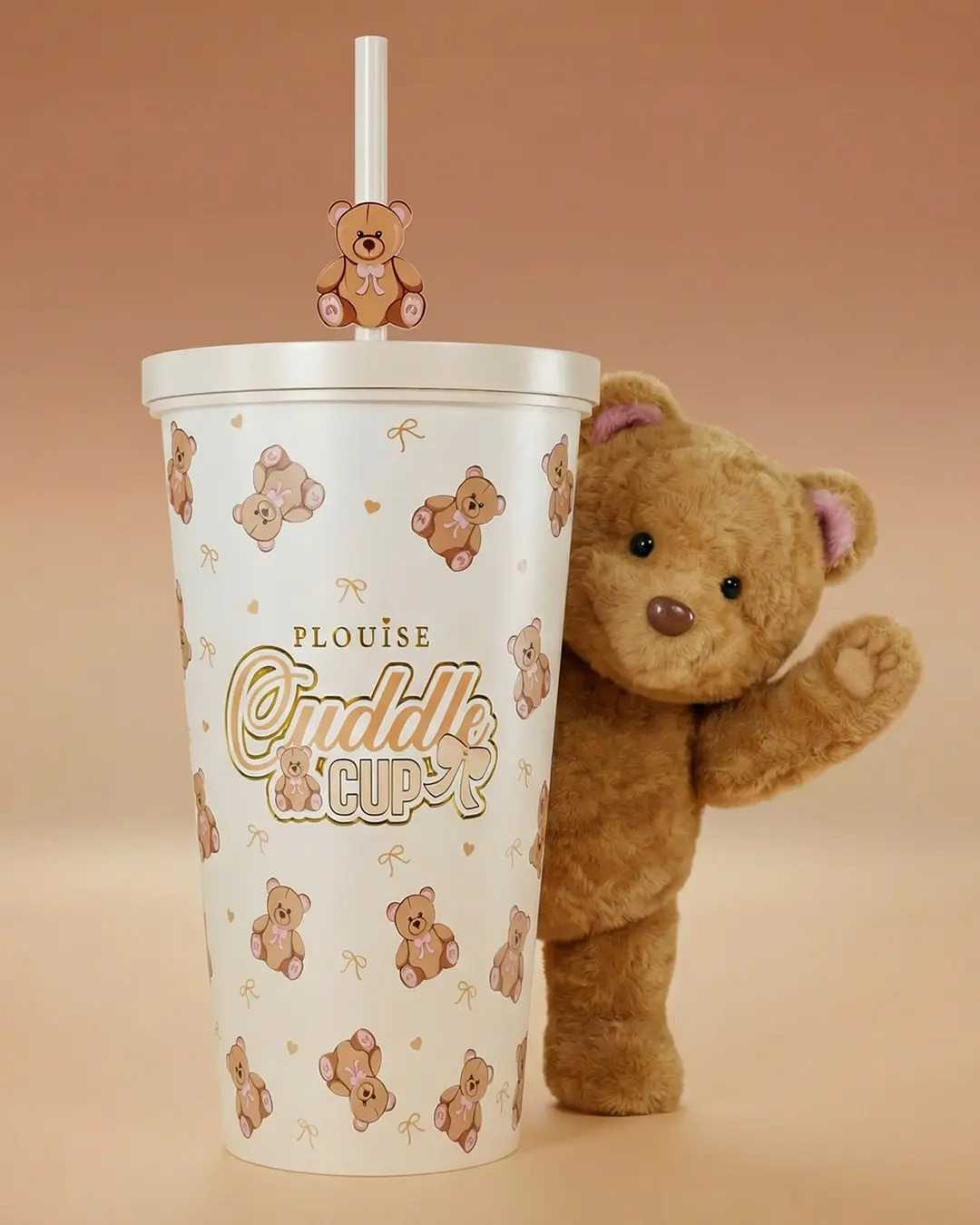 P.Louise Teddy Touch Cuddle Tumbler Cup