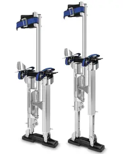 Painting Drywall Stilts, Adjustable Aluminum Plastering Tool Stilts, Multi-size Drywall Stilts, Professional Drywall Stilts Reliable Rubber Heavy Duty Portable non-slip work