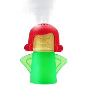 Microwave Cleaner, 1 PCS Angry Mama Microwave Cleaner Microwave Oven Steam Cleaner Easily Clean in Minutes Cleans Add Vinegar and Water for Home or Office with English Manual