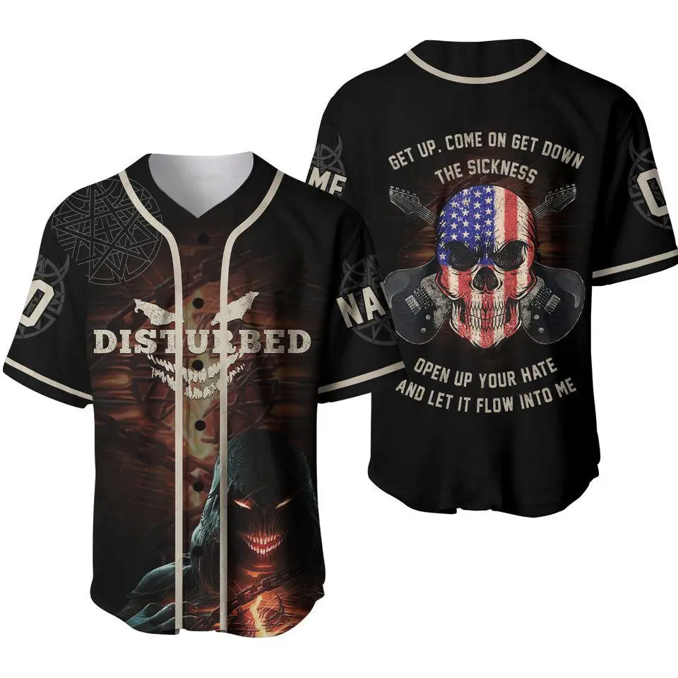 Disturbed Baseball Jersey, Disturbed Take Back Your Life Shirt