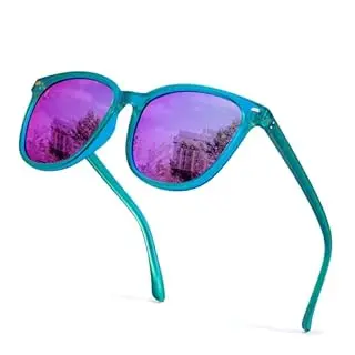 matte Mint green/ purple mirror lens