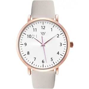 29 Styles Maxi Numbers Watch Leather Band - Interchangeable  Strap - Large Easy to Read Nurse Watch with Second Hand for Women, Men, , Teachers, Olivia